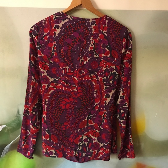 Trina Turk Silk Blouse - Picture 4 of 12